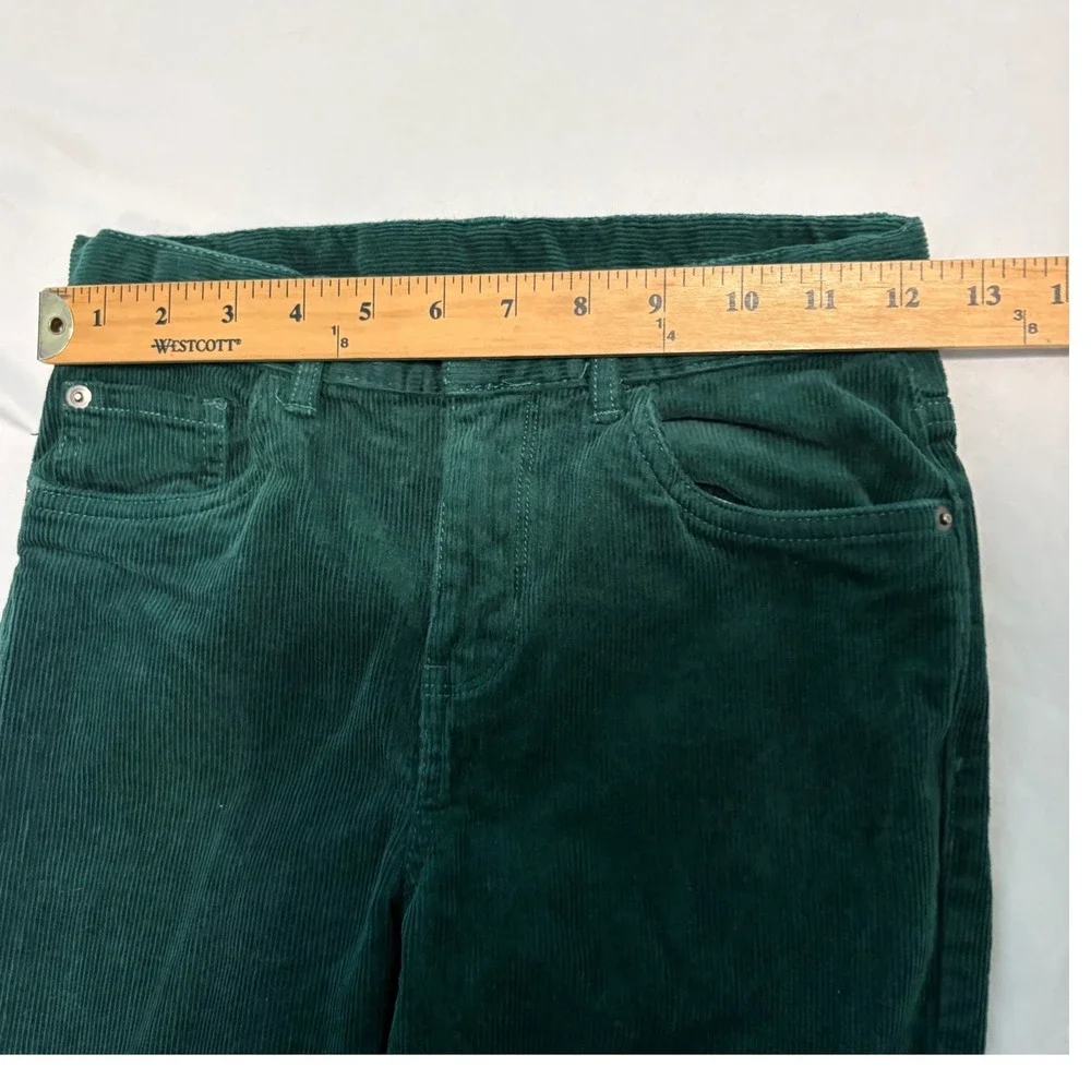 The Children's Place Corduroy Pants Boy 10 Hunter Green Straight Leg Adjustable
